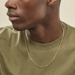 Marc Orian Colliers|Chaines Homme > Chaîne Igoa Maille Forçat Diamantee Or Jaune