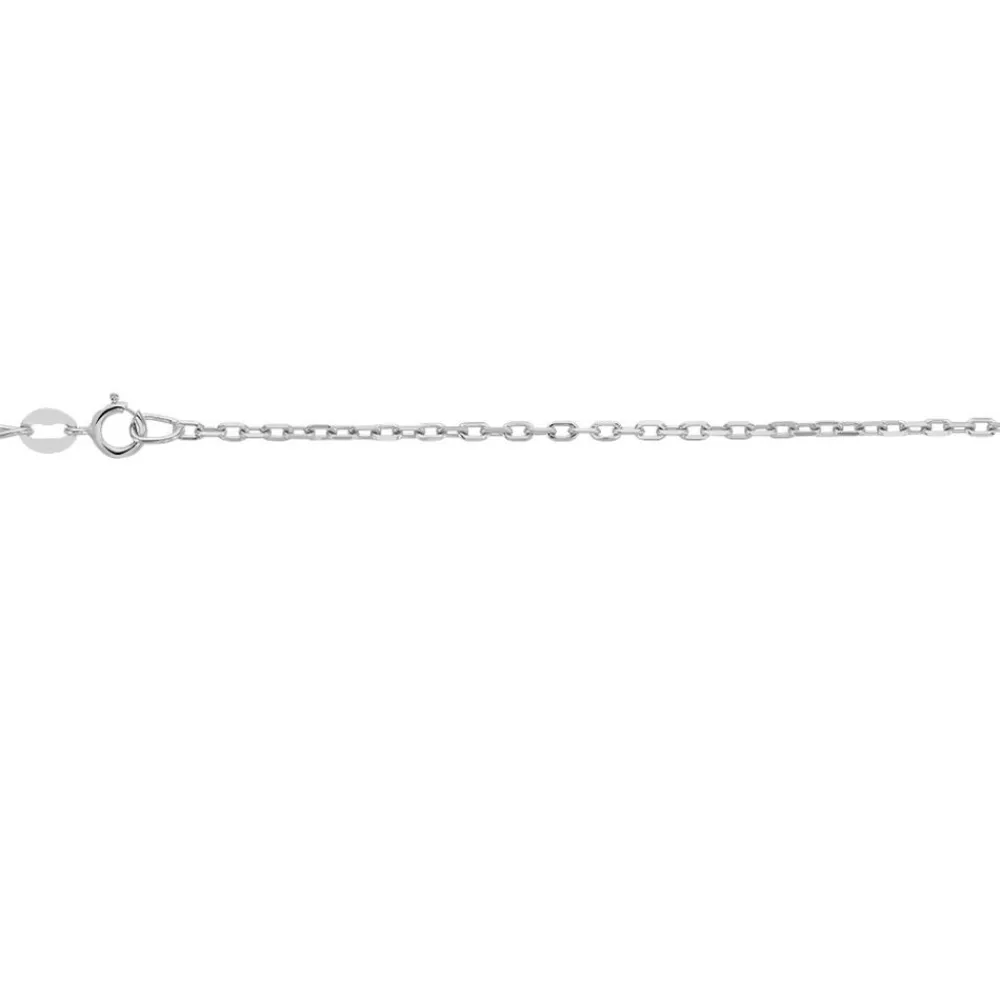 Marc Orian Colliers|Chaines Femme > Chaîne Igoa Maille Forçat Diamantee Or Blanc