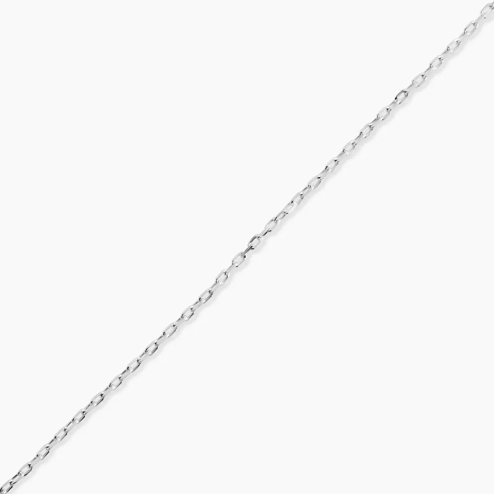 Marc Orian Colliers|Chaines Femme > Chaîne Igoa Maille Forçat Diamantee Or Blanc