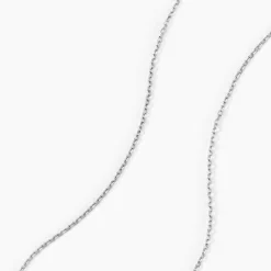 Marc Orian Colliers|Bijoux Femme > Chaîne Igoa Maille Forçat Diamantee Or Blanc