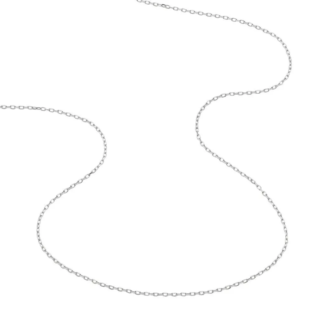 Marc Orian Colliers|Bijoux Femme > Chaîne Igoa Maille Forçat Diamantee Or Blanc