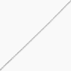 Marc Orian Colliers|Chaines Femme > Chaîne Ilda Maille Forçat Limee Or Blanc