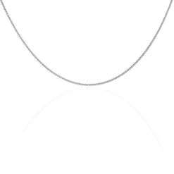 Chaîne Imad Maille Gourmette Or Blanc