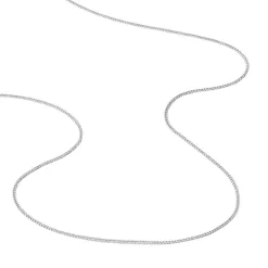 Chaîne Imad Maille Gourmette Or Blanc