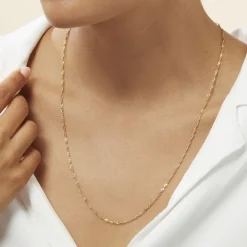 Marc Orian Colliers|Chaines Femme > Chaîne Imanie Maille Singapour Or Jaune