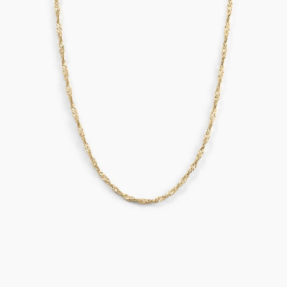 Marc Orian Colliers|Chaines Femme > Chaîne Imanie Maille Singapour Or Jaune
