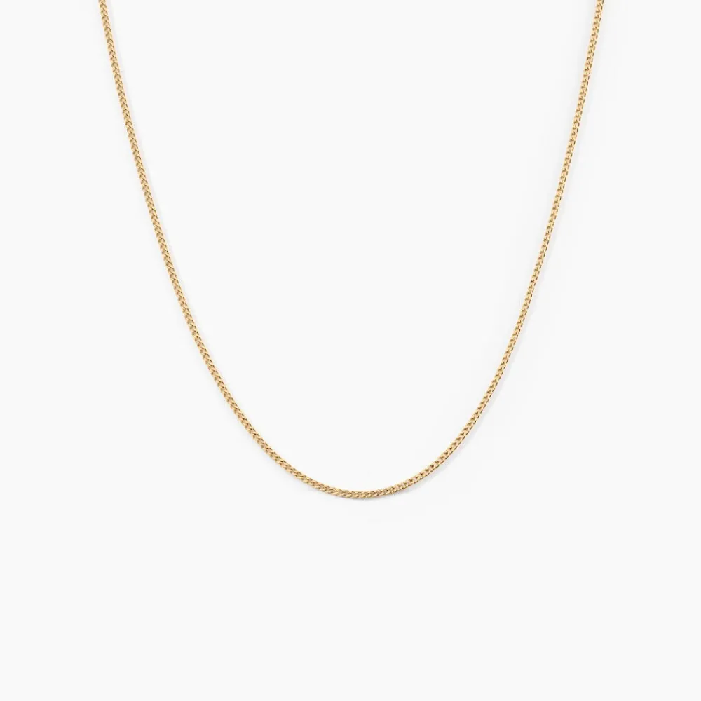 Marc Orian Colliers|Bijoux Femme > Chaîne Ixia Maille Gourmette Diamantee Or Jaune