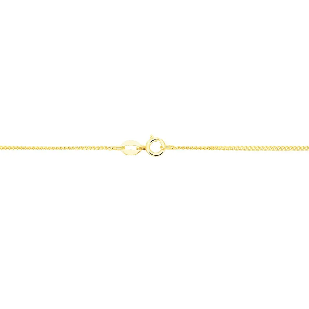 Marc Orian Colliers|Bijoux Femme > Chaîne Ixia Maille Gourmette Diamantee Or Jaune