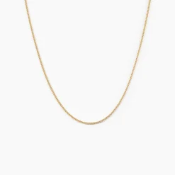 Marc Orian Colliers|Chaines Femme > Chaîne Ixia Maille Gourmette Diamantee Or Jaune