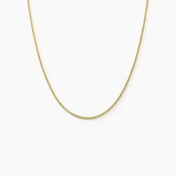 Marc Orian Colliers|Chaines Homme > Chaîne Ixia Maille Gourmette Diamantee Or Jaune