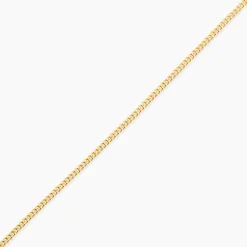 Marc Orian Colliers|Chaines Femme > Chaîne Ixia Maille Gourmette Diamantee Or Jaune