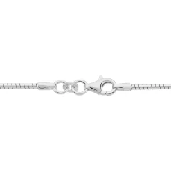 Marc Orian Colliers Fantaisie|Colliers > Chaîne Kassie Maille Omega Argent Blanc