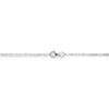 Chaîne Lyndsayae Maille Alternée 1/3 Argent Blanc