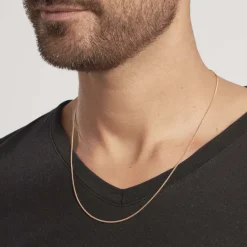 Marc Orian Colliers|Chaines Homme > Chaîne Nedjima Maille Gourmette Or Jaune