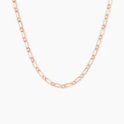Marc Orian Colliers|Bijoux Femme > Chaîne Ophelio Maille Alternee 1/1 Or Rose