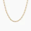 Marc Orian Colliers|Chaines Femme > Chaîne Ophelio Maille Alternee 1/1 Or Jaune