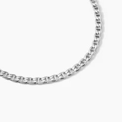 Marc Orian Colliers|Colliers Argent > Chaîne Piato Marine Argent Blanc
