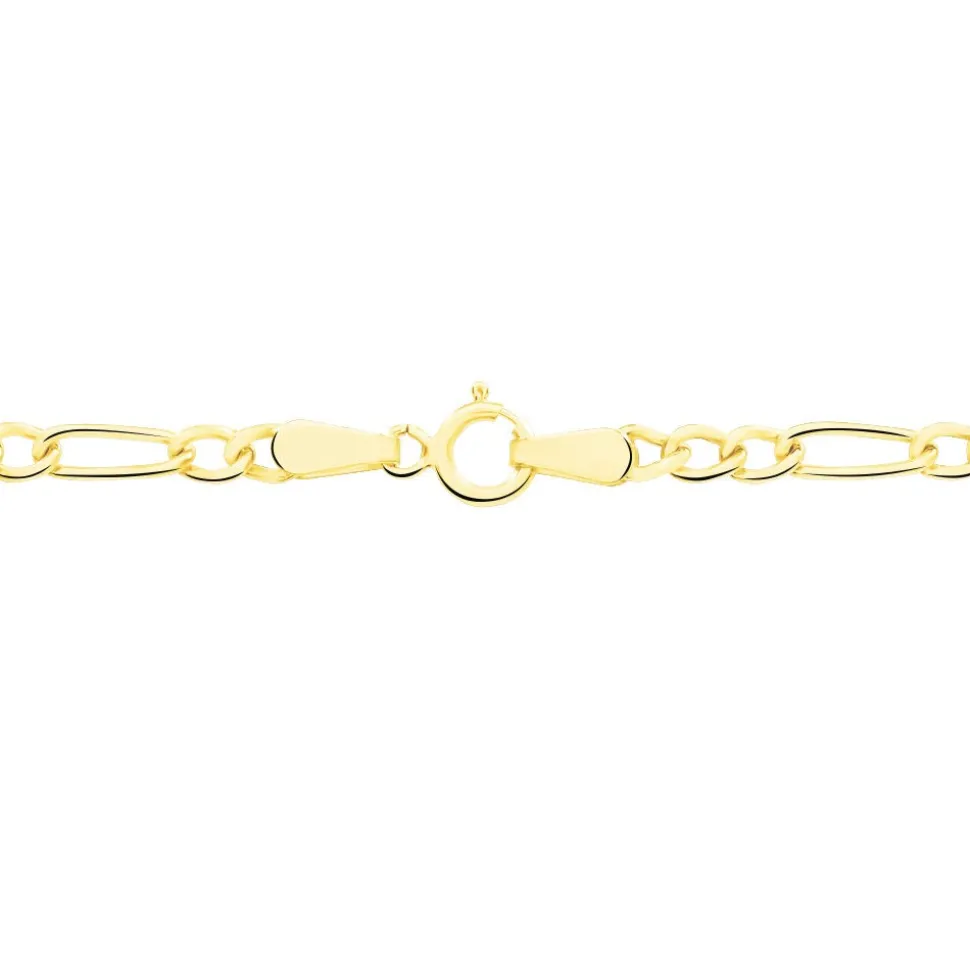 Chaîne Valene Maille Alternée 1/3 Or Jaune
