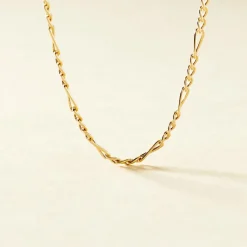 Chaîne Valene Maille Alternée 1/3 Or Jaune