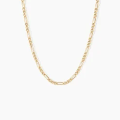 Chaîne Valene Maille Alternée 1/3 Or Jaune