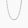Marc Orian Colliers|Colliers Argent > Chaîne Vivian Argent Blanc