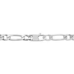 Marc Orian Colliers|Colliers Argent > Chaîne Vivian Maille Alternee 1/3 Argent Blanc