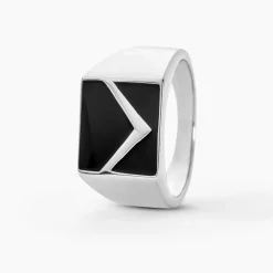 Marc Orian Idées Cadeaux Homme|Bagues > Chevalière Argent Blanc Christoffer Email