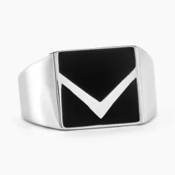 Marc Orian Idées Cadeaux Homme|Bagues > Chevalière Argent Blanc Christoffer Email
