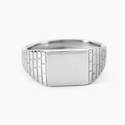 Marc Orian Idées Cadeaux Homme|Bagues > Chevalière Argent Blanc Corentyn