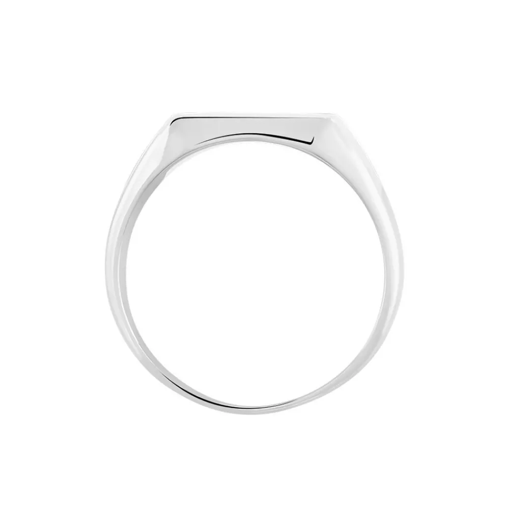 Marc Orian Idées Cadeaux Homme|Bagues > Chevalière Daniel Argent Blanc