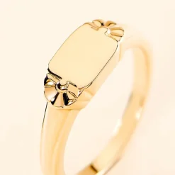 Marc Orian Chevalières Femme|Bagues > Chevalière Darian plaqué or jaune