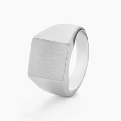 Marc Orian Bagues Homme|Bagues > Chevalière Gaspare Argent Blanc