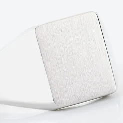 Marc Orian Bagues Homme|Bagues > Chevalière Gaspare Argent Blanc