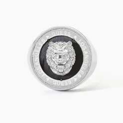 GUESS BIJOUX Bagues Homme|Bagues > Chevalière Guess Lion King Acier Argenté