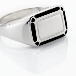 Marc Orian Idées Cadeaux Homme|Bagues > Chevalière Manny Argent Blanc