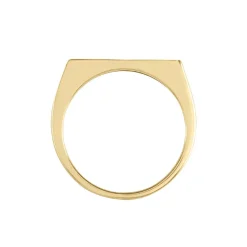 Chevalière Tommi Plaqué Or Jaune