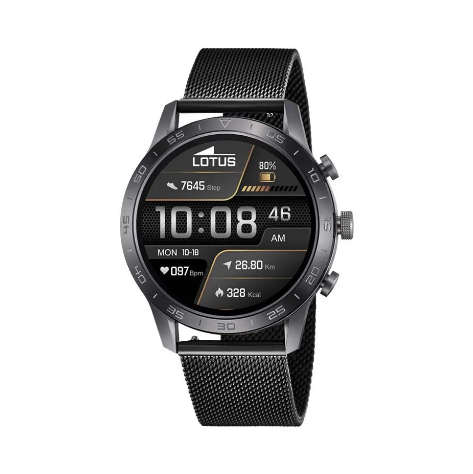 Coffret De Montre Lotus Connectée Smartwach Noir