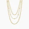 Collier Abigayle Acier Doré