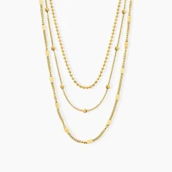 Collier Abigayle Acier Doré