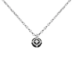 Marc Orian Colliers Fantaisie|Colliers > Collier Acier Blanc Kyliann