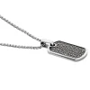 Collier Acier Blanc Sonad Oxydes De Zirconium