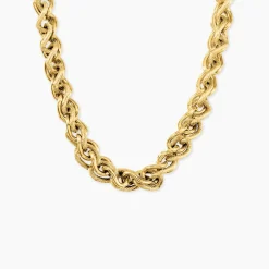 Marc Orian Colliers Fantaisie|Colliers > Collier Acier Doré Llora
