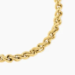 Marc Orian Colliers Fantaisie|Colliers > Collier Acier Doré Llora