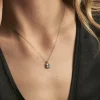 Marc Orian Colliers|Colliers Avec Pierres > Collier Adrienne Or Blanc Oxyde De Zirconium