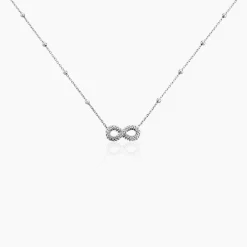 Collier Aella Argent Blanc