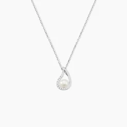 Marc Orian Colliers Fantaisie|Colliers > Collier Akiko Argent Blanc Perle De Culture Et Oxyde De Zirconium