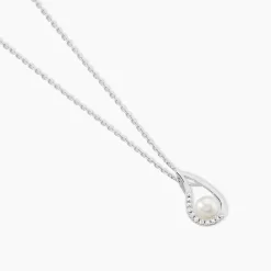 Marc Orian Colliers Fantaisie|Colliers > Collier Akiko Argent Blanc Perle De Culture Et Oxyde De Zirconium