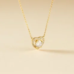 Collier Alais Plaqué Or Jaune Oxyde De Zirconium