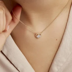 Collier Alais Plaqué Or Jaune Oxyde De Zirconium
