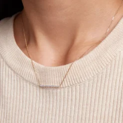 Marc Orian Colliers Diamant|Colliers > Collier Alayna Or Jaune Diamant